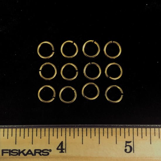 1FN10 Large Gold Color Jump Rings