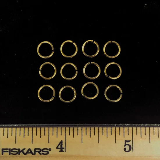 1FN10 Large Gold Color Jump Rings - The Rock Shed