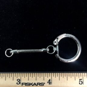 1FN16 Silver Color Keychain