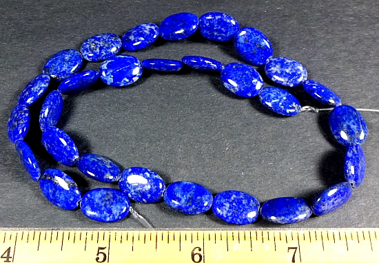 Lapis Oval Shaped Beads