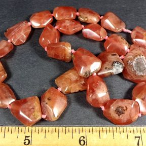 Rhodochrosite Irregular Shaped Beads