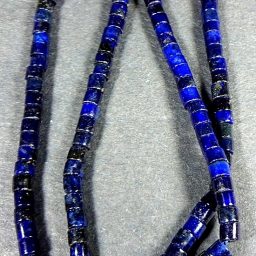 Lapis Barrel Beads