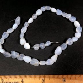 B209 Blue Chalcedony Beads