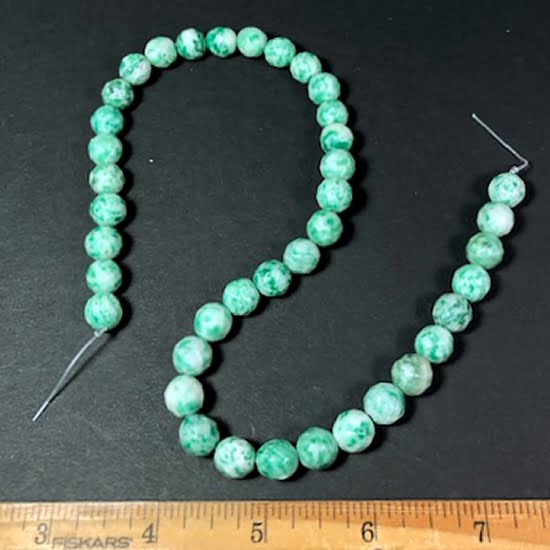 B305 Mariposite Faceted Beads