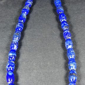 Lapis Barrel Shaped Beads