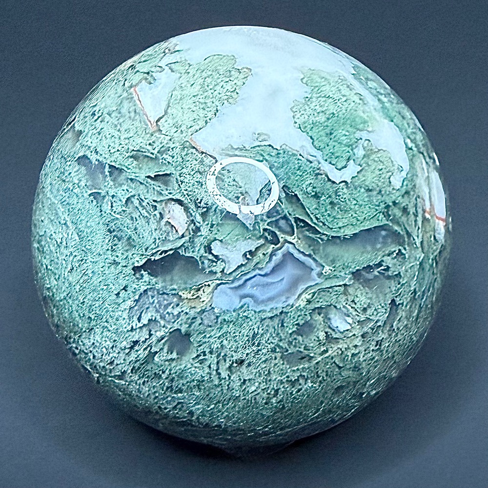 SP801 Green Moss Agate - Image 3