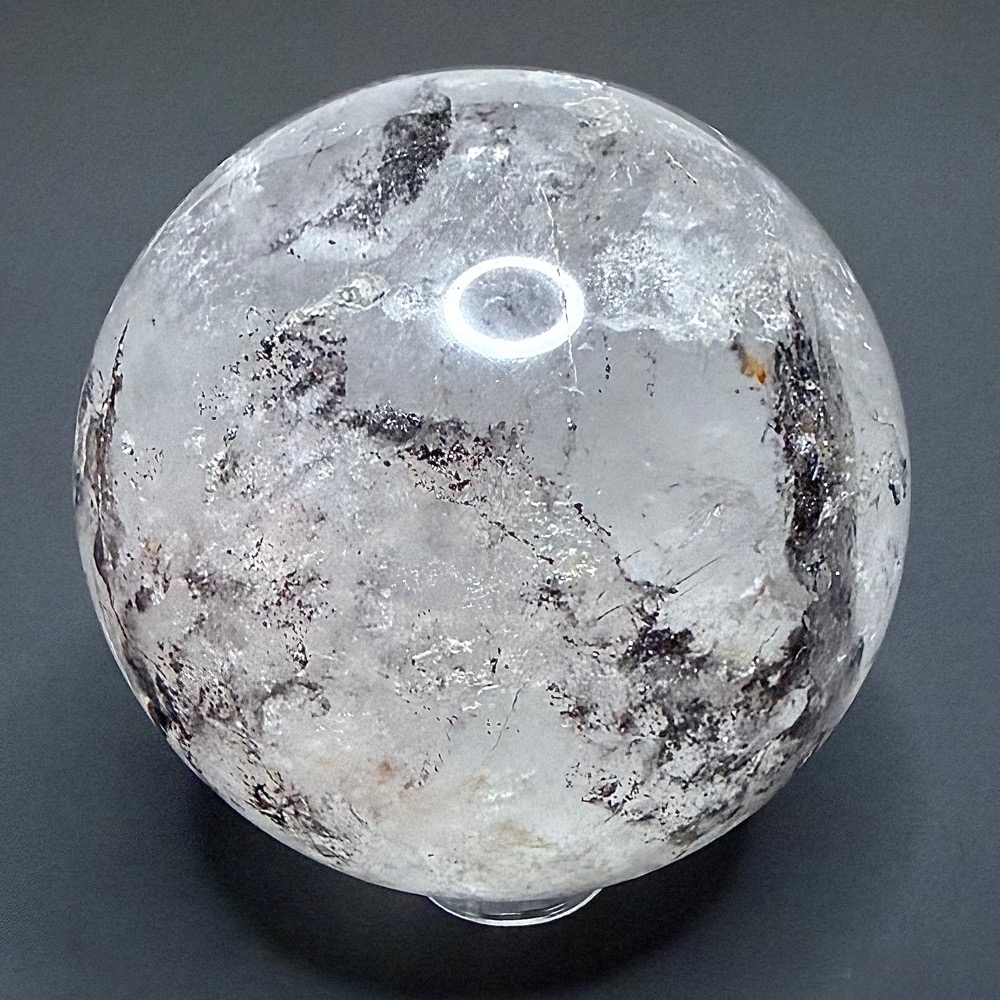 SP115 Crystal Quartz With Hematite Inclusions