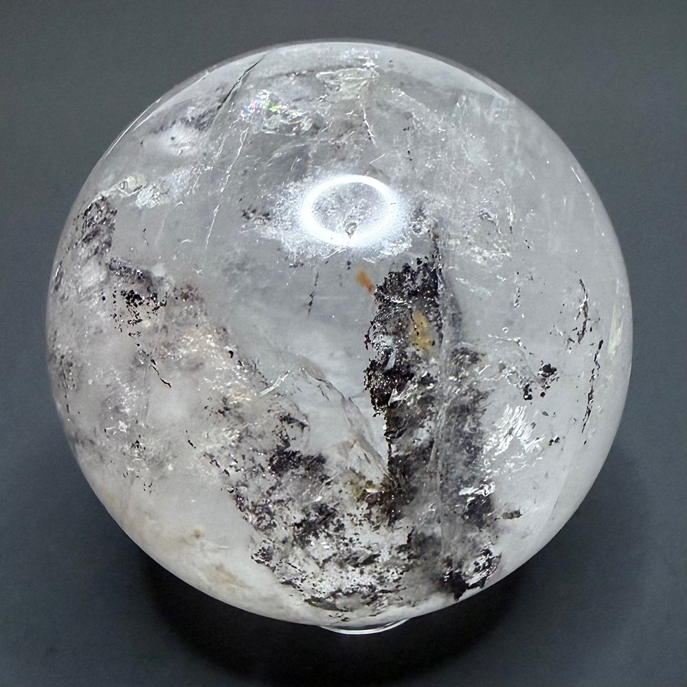 SP115 Crystal Quartz With Hematite Inclusions - Image 3