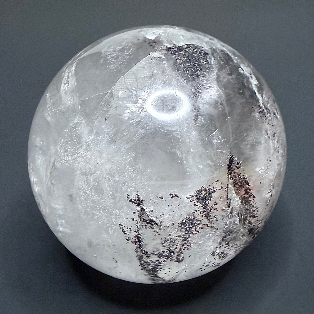 SP115 Crystal Quartz With Hematite Inclusions - Image 4