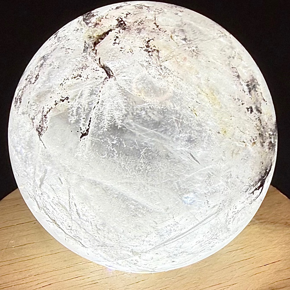 SP115 Crystal Quartz With Hematite Inclusions