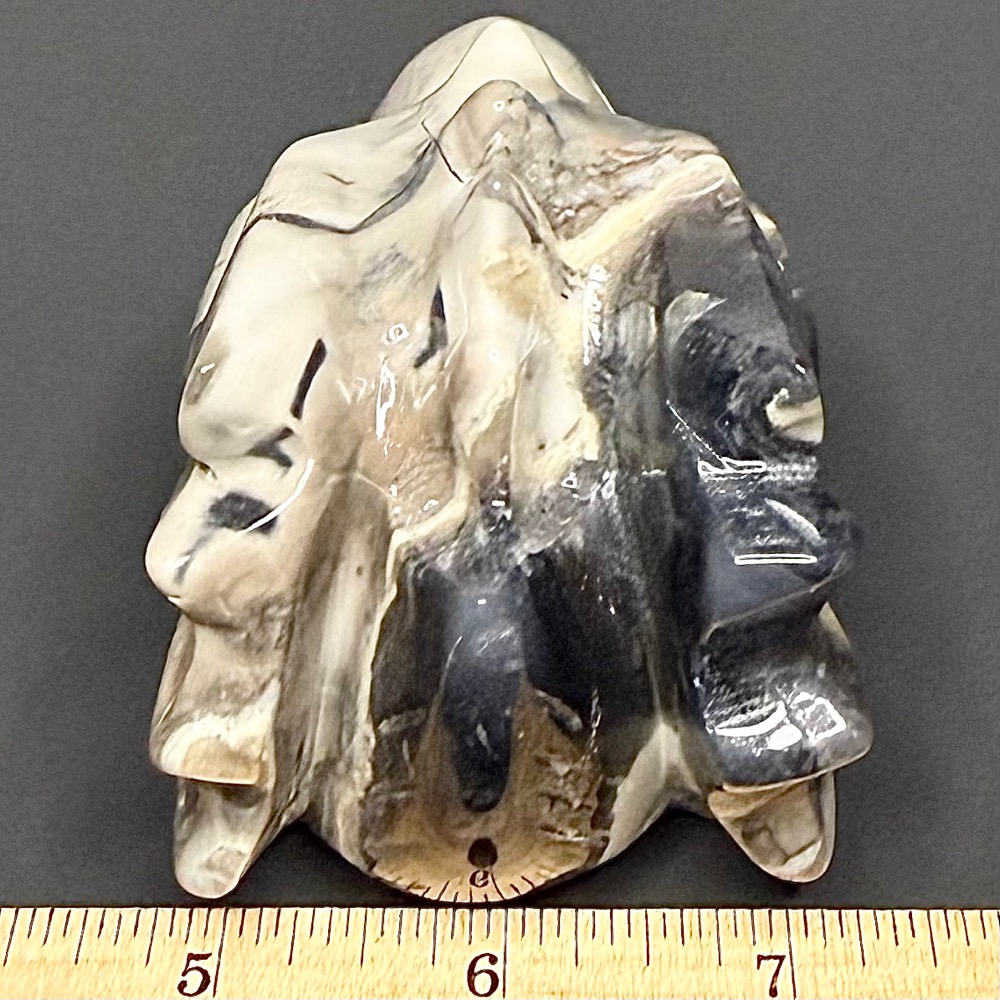 PR325 Volcano Agate Dragon Skull - Image 2