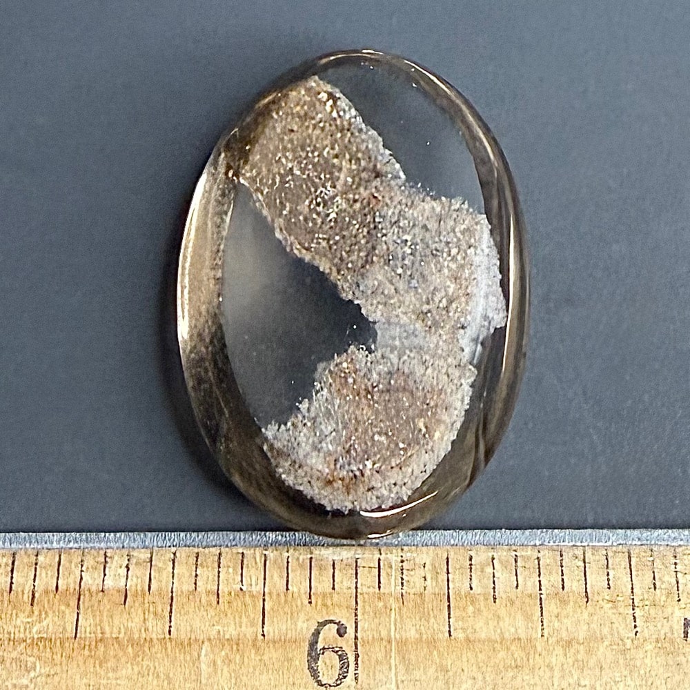 CB203 Lodolite (Landscape Quartz) Cabochon - Image 3