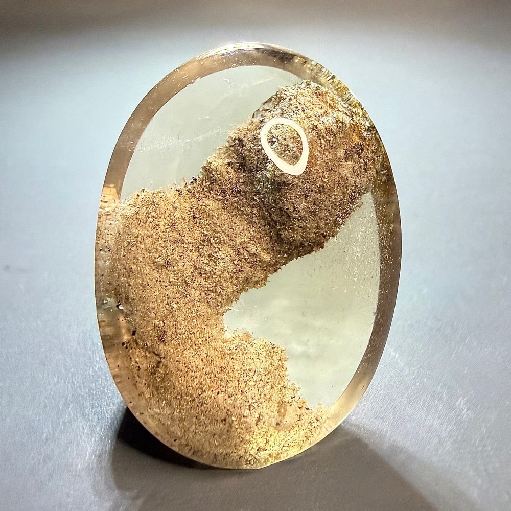 CB203 Lodolite (Landscape Quartz) Cabochon