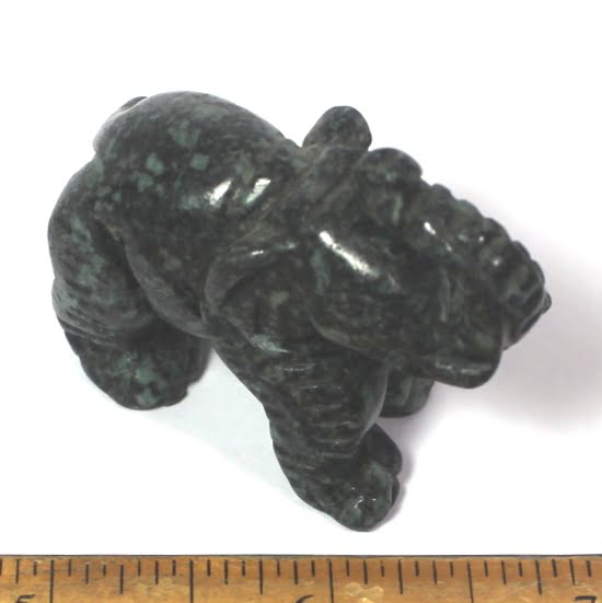 Green Marble Elephant