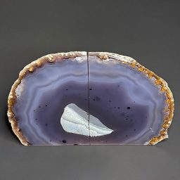 BK210 Brazilian Agate Bookends