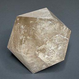 CV320 Smoky Quartz Icosahedron