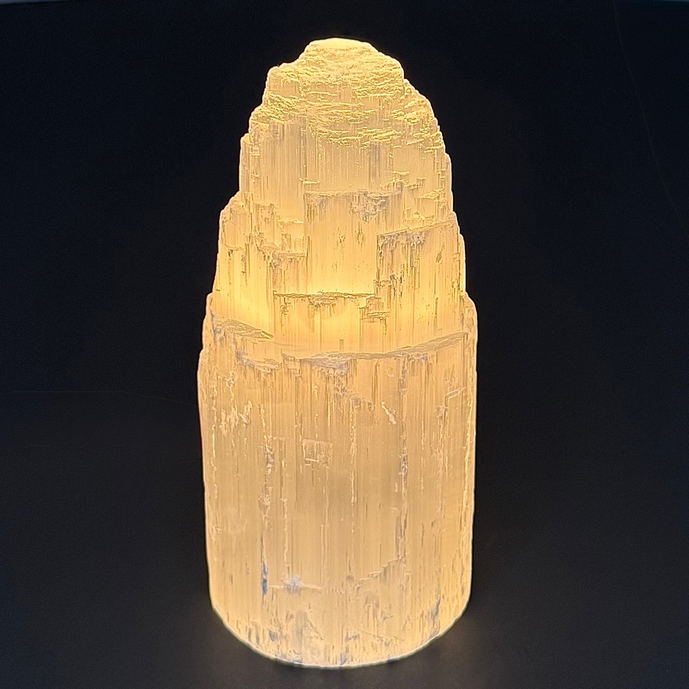 LT411 Rough Selenite Lamp