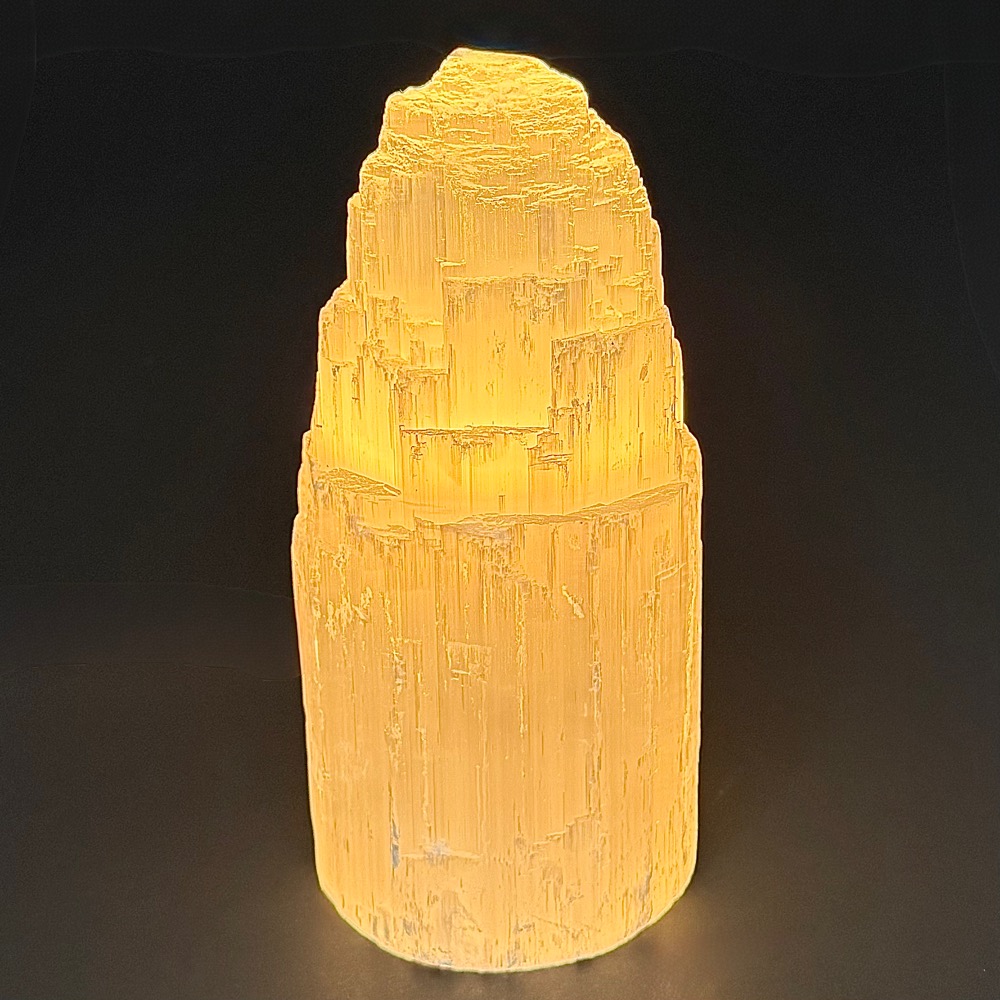 LT411 Rough Selenite Lamp