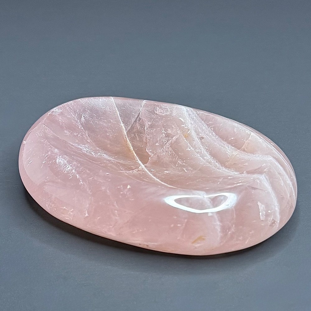 PR1103 Rose Quartz Dish