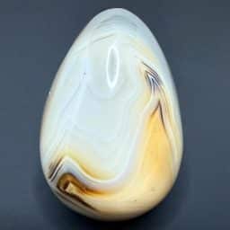 EGG113 Black Skin Agate
