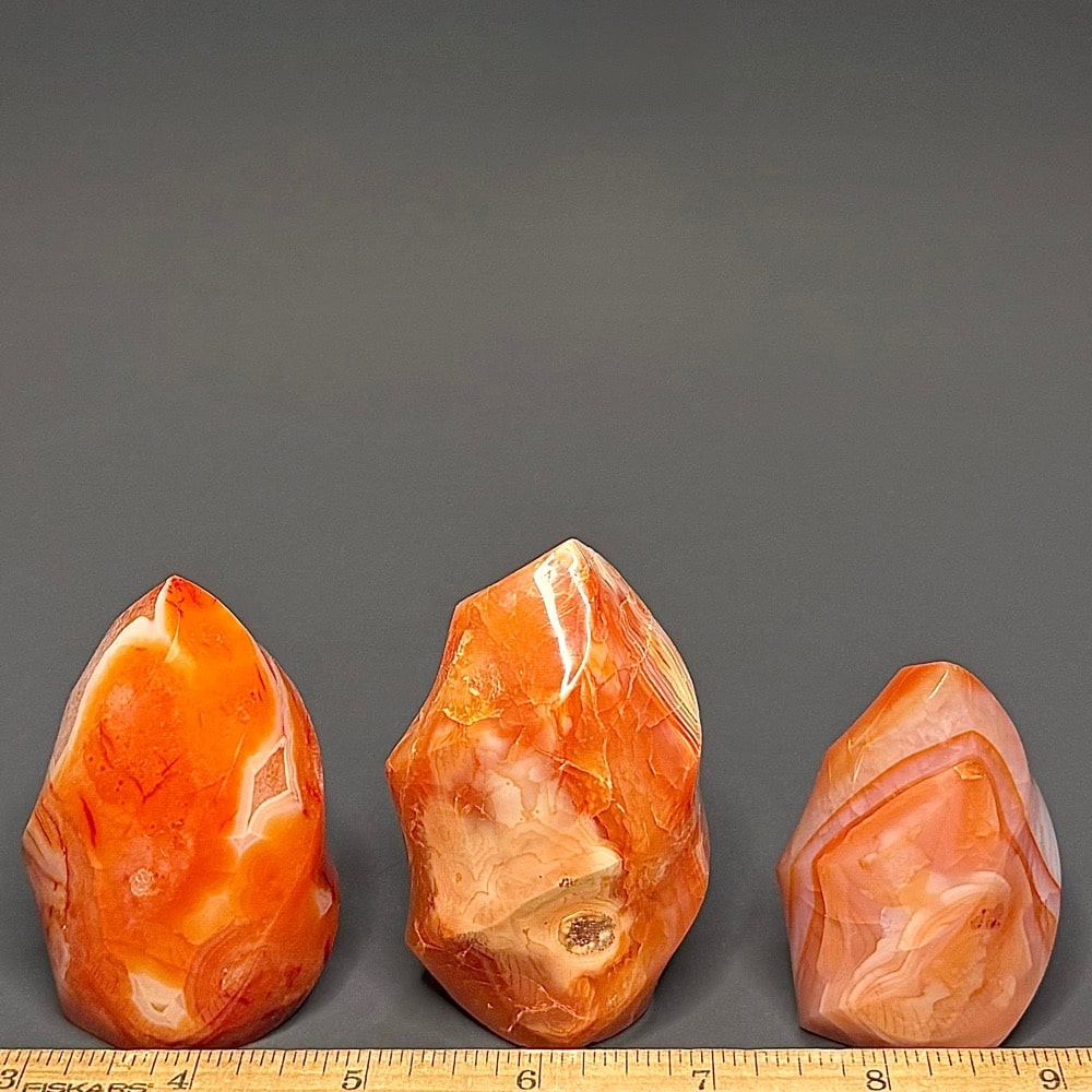 CV114 Carnelian Flame Set of 3 - Image 2