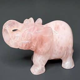 CV202 Rose Quartz Elephant