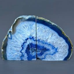 BK509 Brazilian Agate Bookends