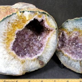 Brazilian Agate Amethyst Geode