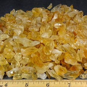 Small High Quality Crushed Citrine