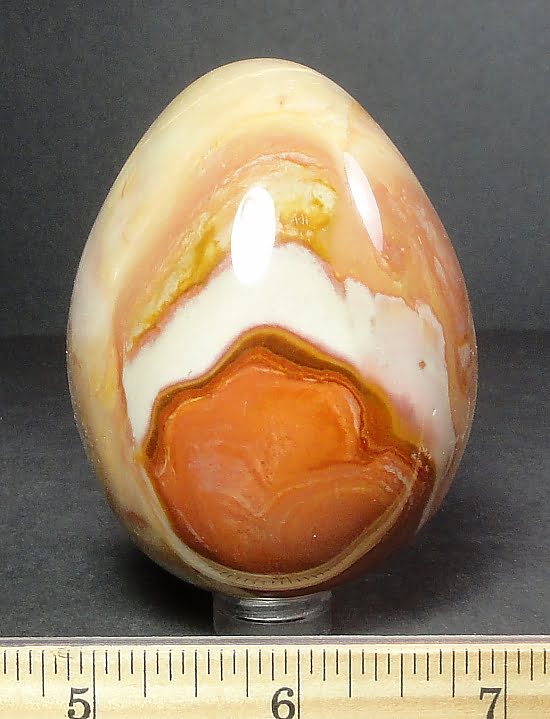 Poly Chrome Jasper egg from Madagascar