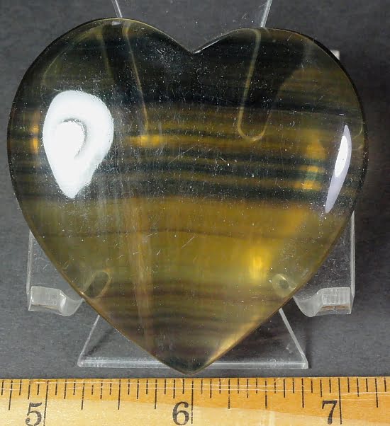 Fluorite heart