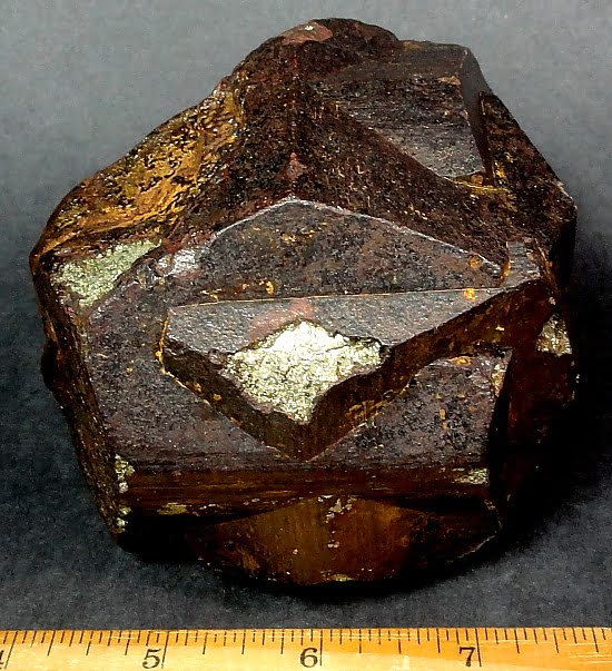 Limonite after Pyrite Pseudomorph from Gachala, Columbia