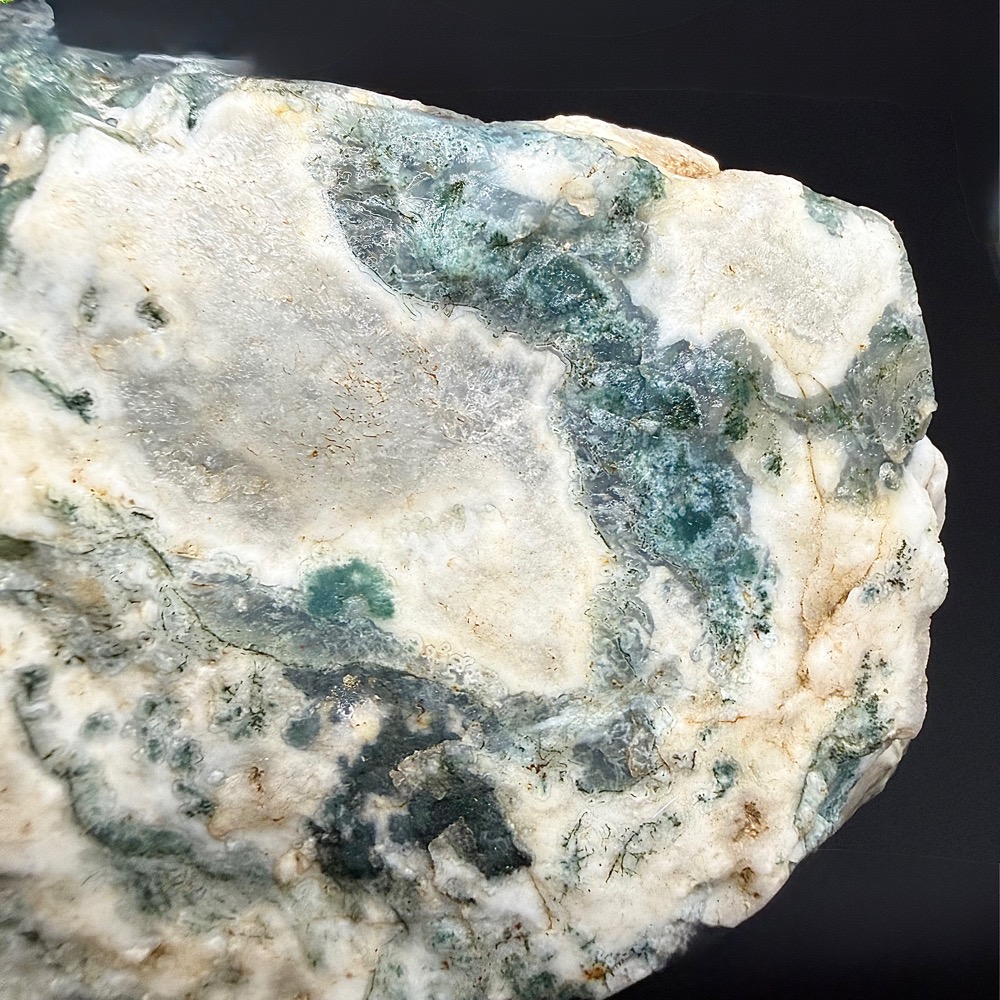 BCR302 India Green Moss Agate