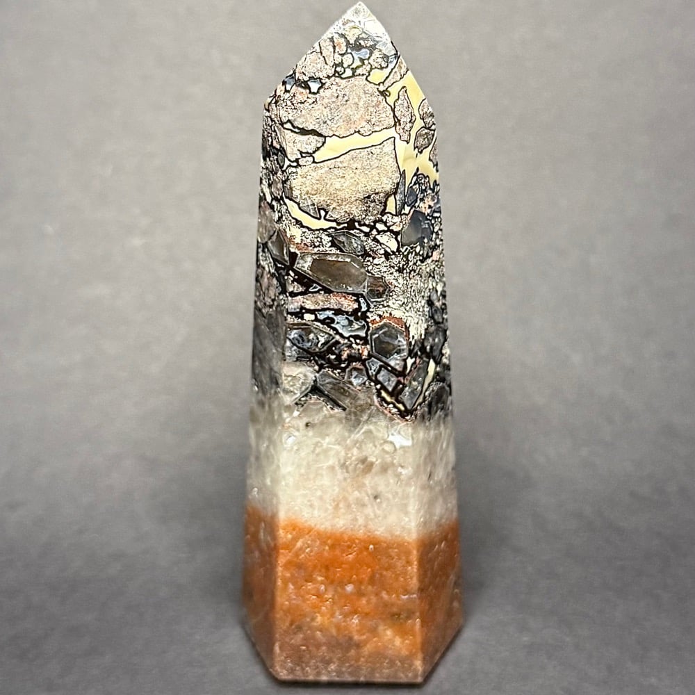 PR606 Mosaic Quartz Obelisk