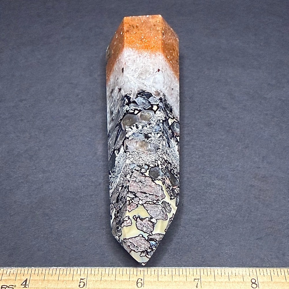 PR606 Mosaic Quartz Obelisk - Image 3