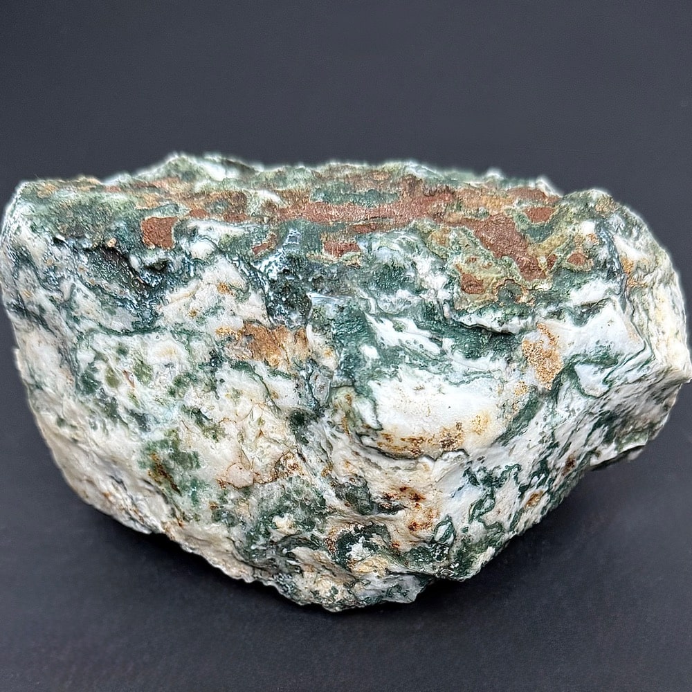 BCR404 India Green Tree Moss Agate