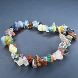 Morganite Gemstone Round Bead Bracelet