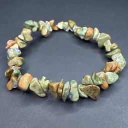 Rainforest Jasper Chip Bead Bracelet