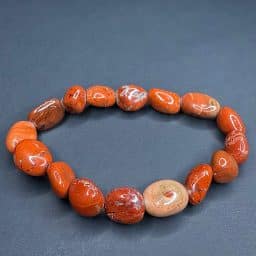 Brecciated Jasper Gemstone Beads Bracelet