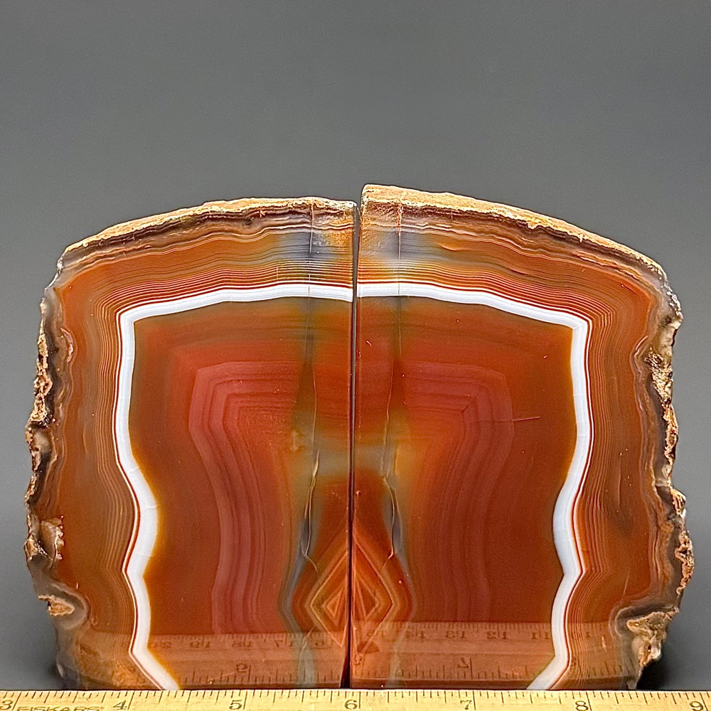 BK406 Brazilian Agate Bookends - Image 2