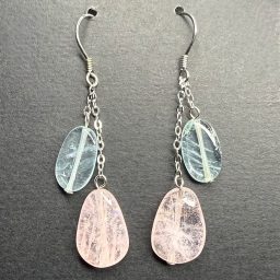 E404 Rose Quartz/Aquamarine