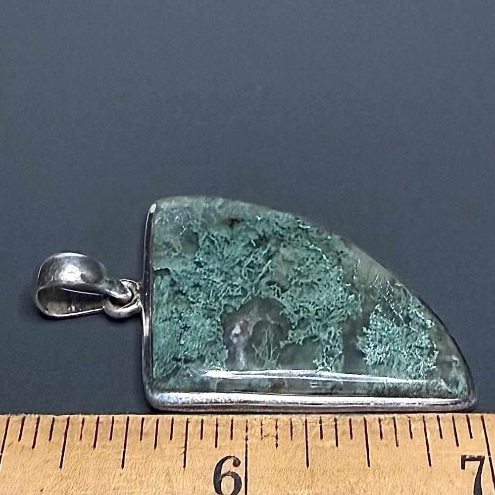 PN805 India Green Moss Agate - Image 2