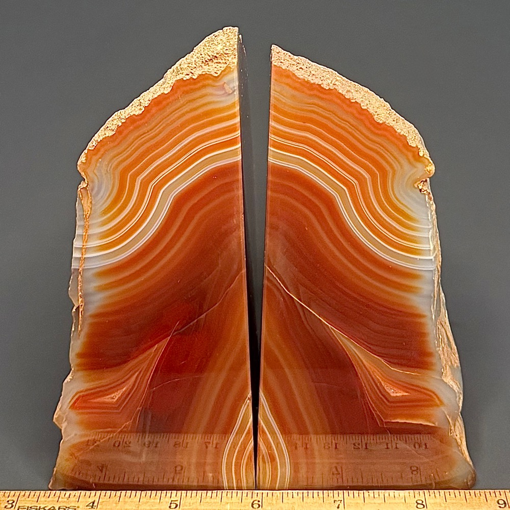 BK102 Brazilian Agate Bookends - Image 3