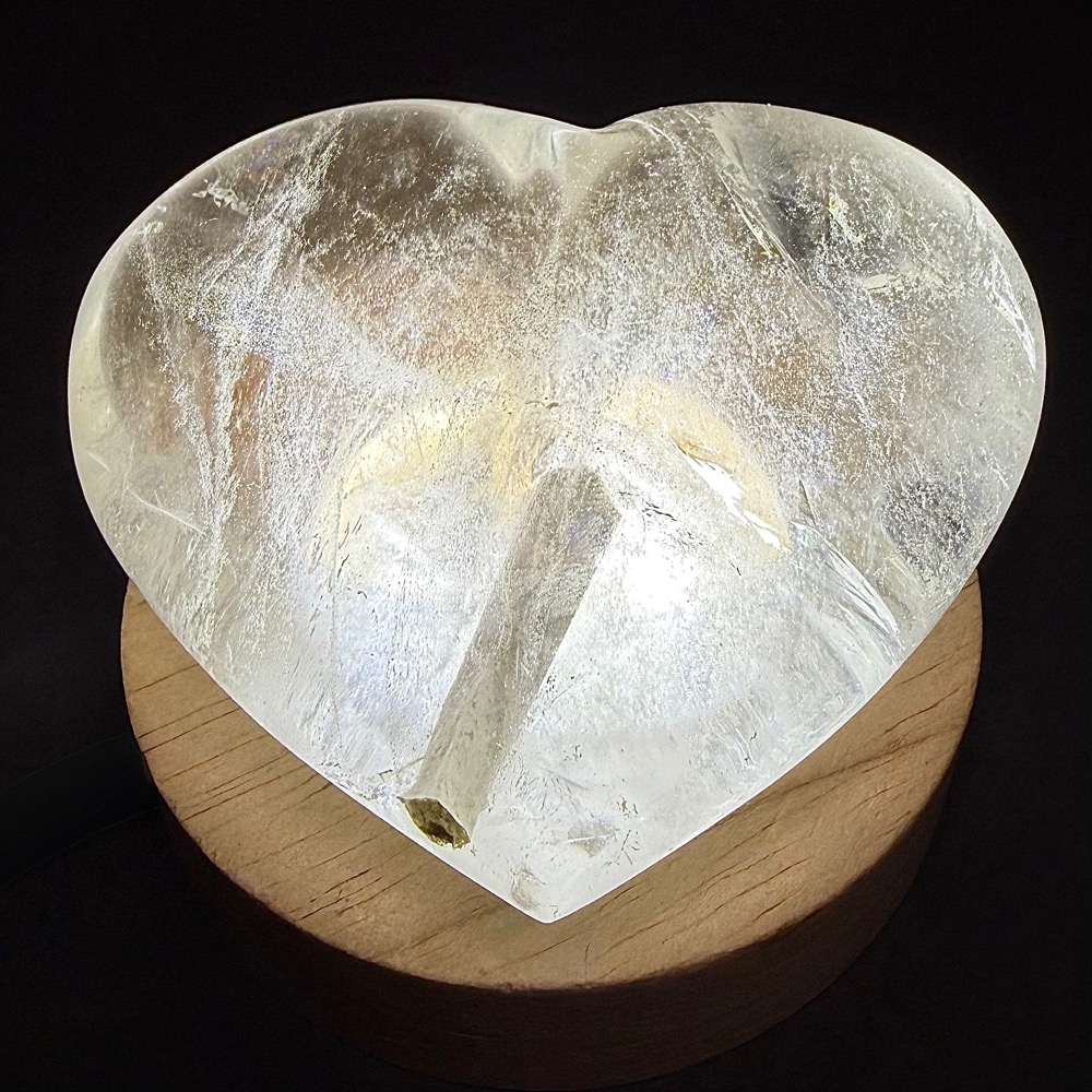 H107 Clear Quartz with Anhydrite