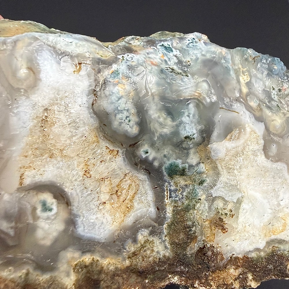 BCR302 India Green Moss Agate