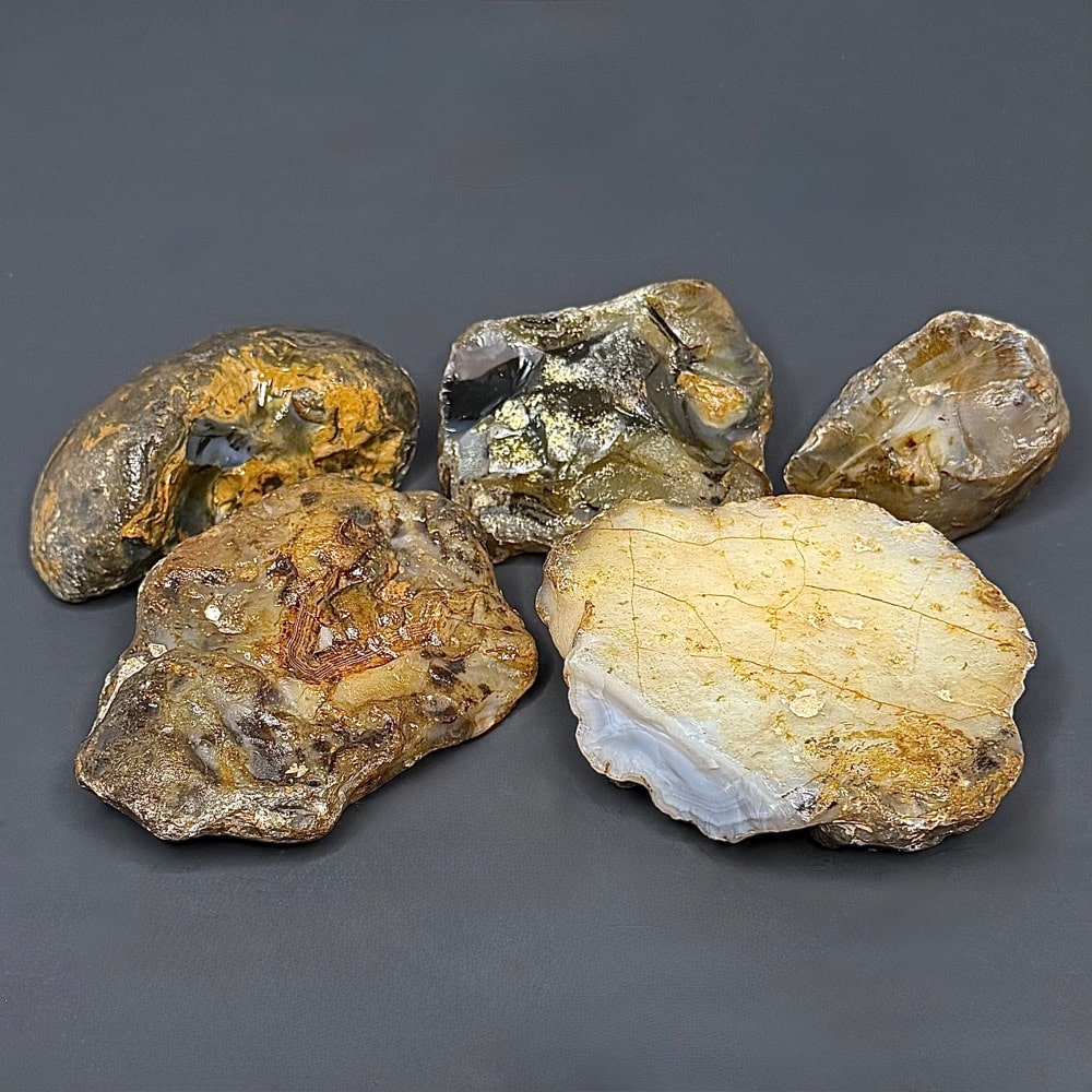 BCR321 Black Skin Agate