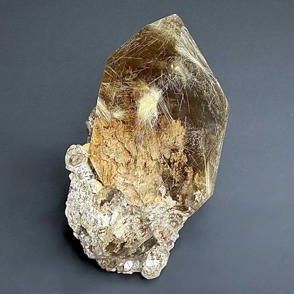 M314 Smoky Landscape Quartz Rutilated Crystal
