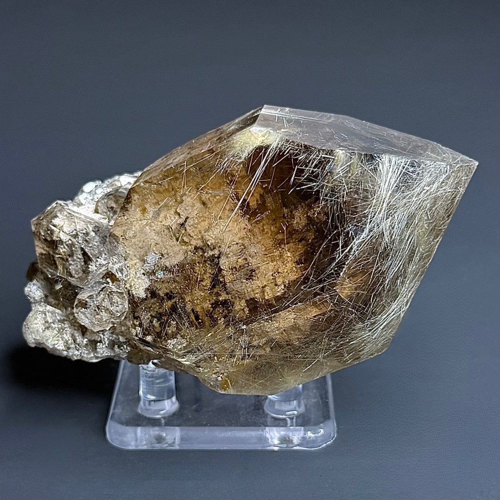 M314 Smoky Landscape Quartz Rutilated Crystal