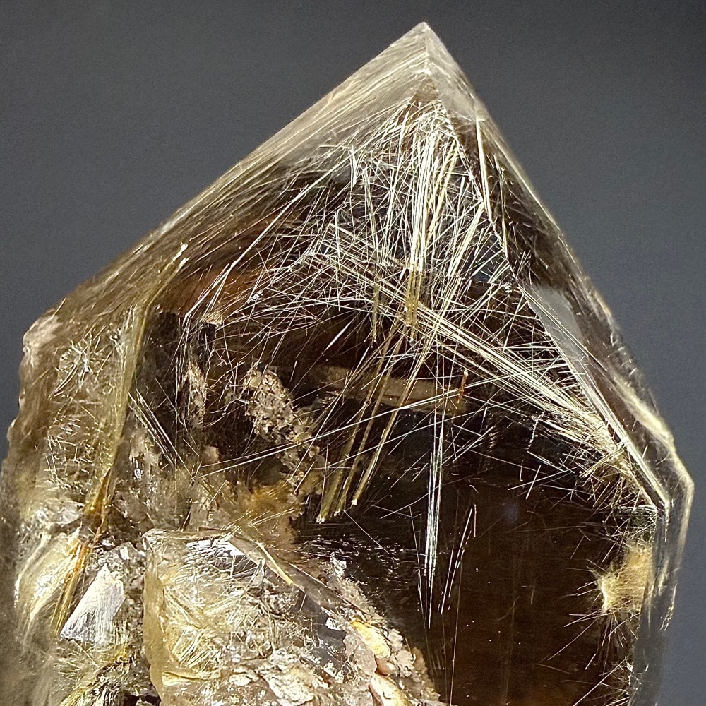 M314 Smoky Landscape Quartz Rutilated Crystal - Image 8