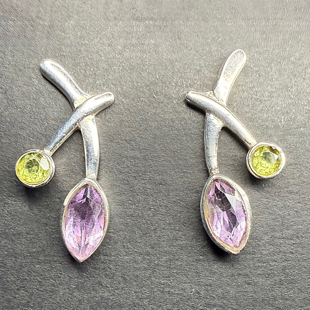 E307 Amethyst and Peridot